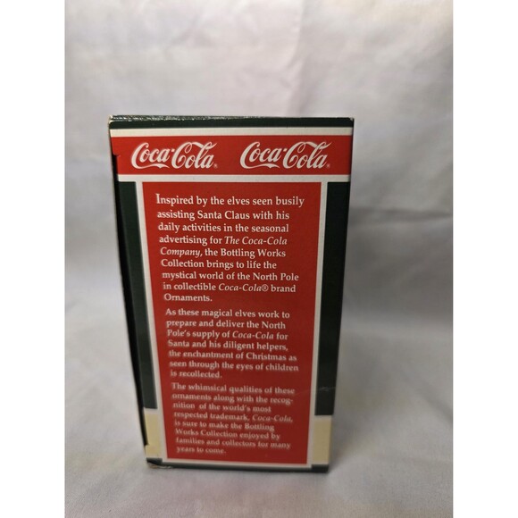 Collectible Vintage 1992 COCA COLA Bottling Works Collection Christmas Ornament - Picture 4 of 7